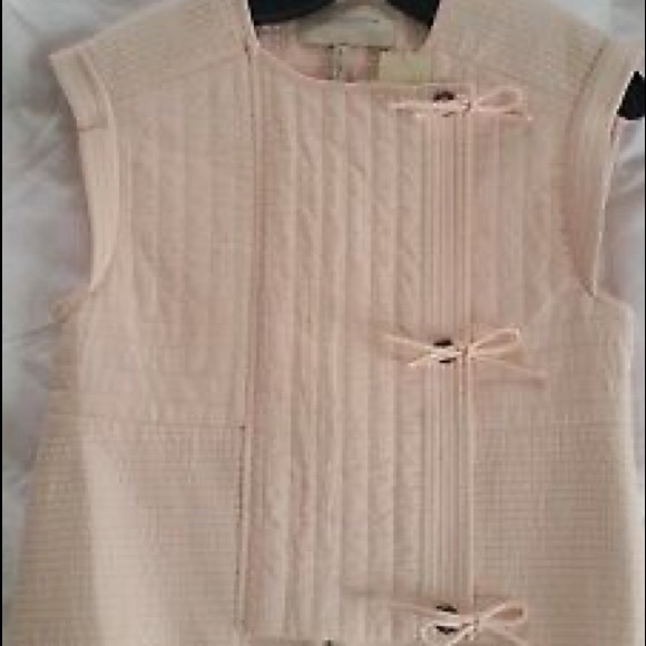 Rare BCBG RUNWAY “Christoff” vest In Light Pink - Picture 3 of 9